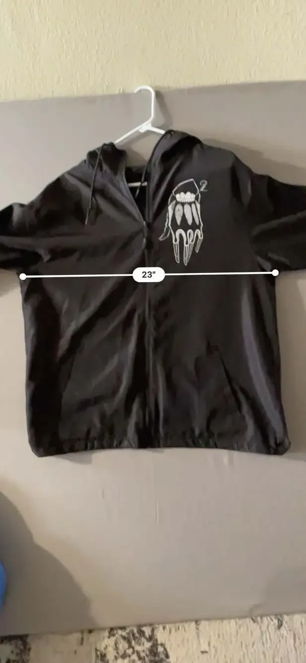 Independent Trading Company The Devil Tarot Windbreaker black jacket